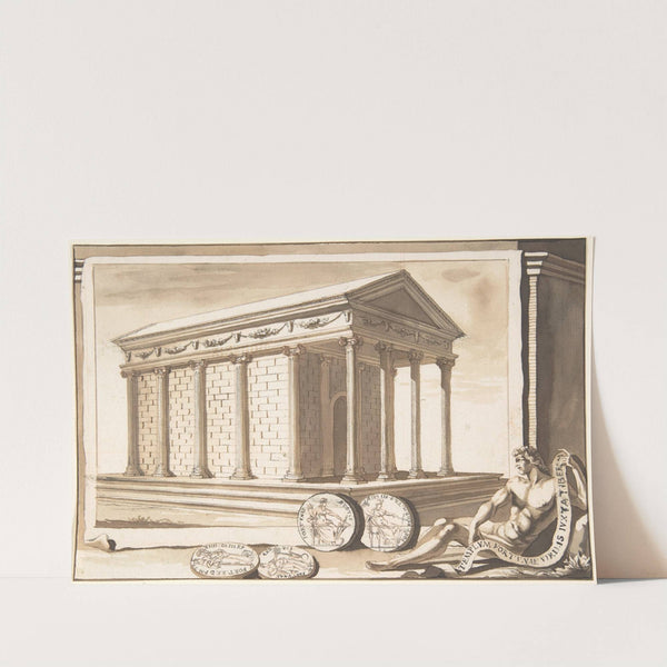 A Reconstruction of the Temple of Fortuna by Jan Goeree