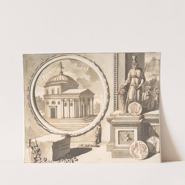 A Recontruction of the So-Called Temple of Serapidis by Jan Goeree