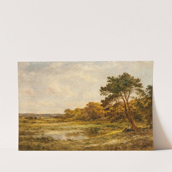 A reedy pool (1917) by Benjamin Williams Leader