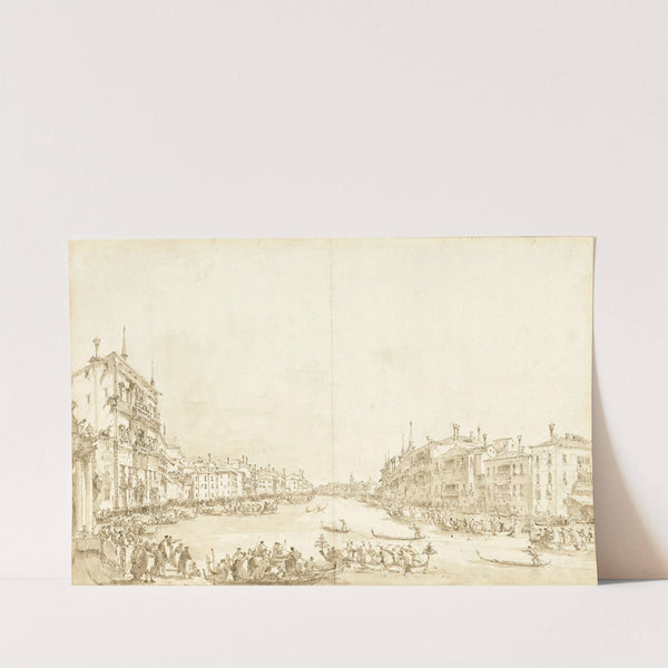 A Regatta on the Grand Canal (1778) by Francesco Guardi