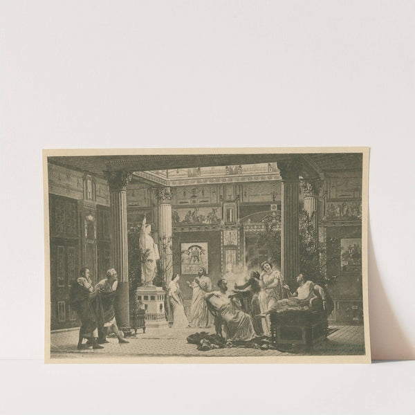 A rehearsal of ‘The Flute Player’ in the house of Prince Napoleon (1889) by Gustave Boulanger