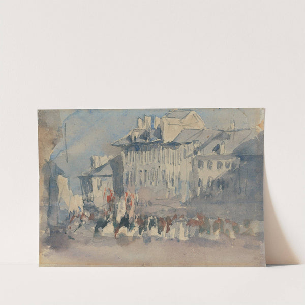 A Religious Procession (1829-1832) by David Cox