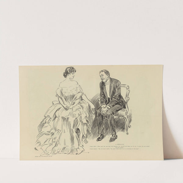 A resolve (1900-1905) by Charles Dana Gibson