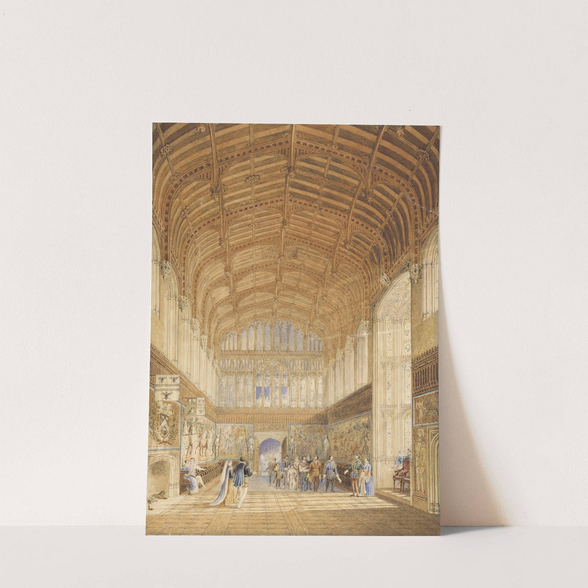 A restoration of Crosby Hall, Bishopsgate (1835-1845) by Richard Hamilton Essex