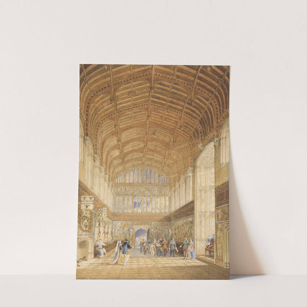A restoration of Crosby Hall, Bishopsgate (1835-1845) by Richard Hamilton Essex