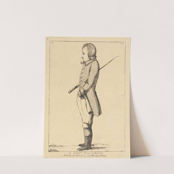 A Reverend Macaroni by Mary Darly