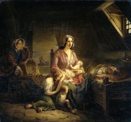 A Rich Lady Visits a Poor Family
