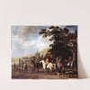 A Riding School in the Open Air by Abraham Van Calraet