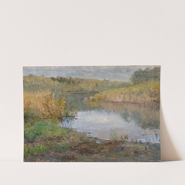 A River in France. Study by Ida von Schulzenheim