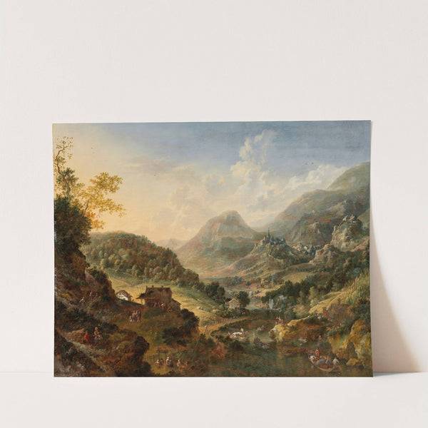 A River Landscape by Jan Griffier