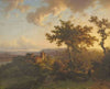 A River Landscape in Holland at Sunset
