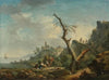 A River Landscape With Figures Reclining In The Foreground