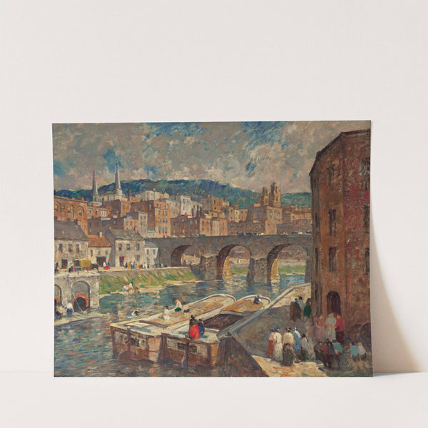 A River Mill Town by Robert Spencer