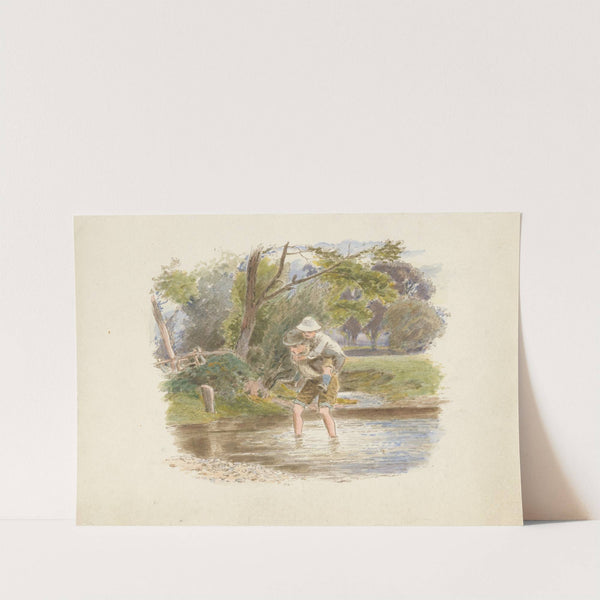 A River (tail piece) by Alfred W. Cooper