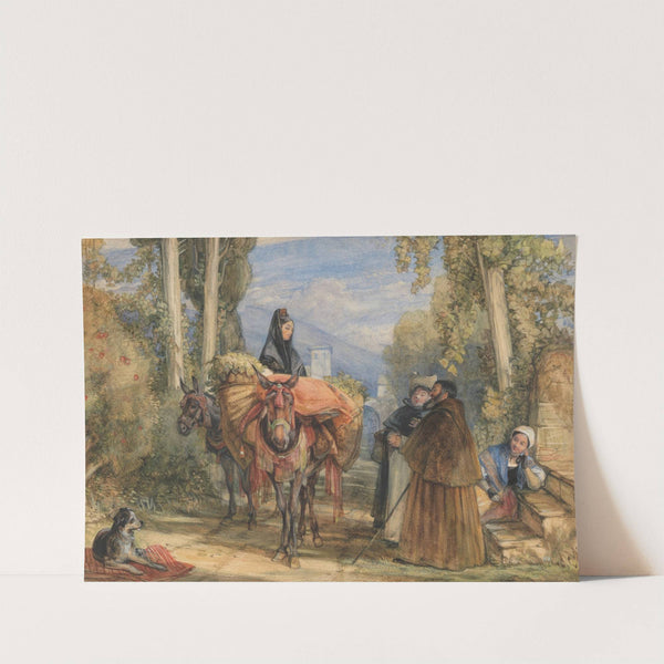 A road near Seville, Spain by John Frederick Lewis