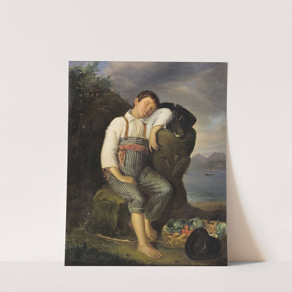 A Roadside Nap by Auguste Alexandre Guillaumot