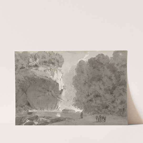 A Rocky Crag by Rev. William Henry Barnard