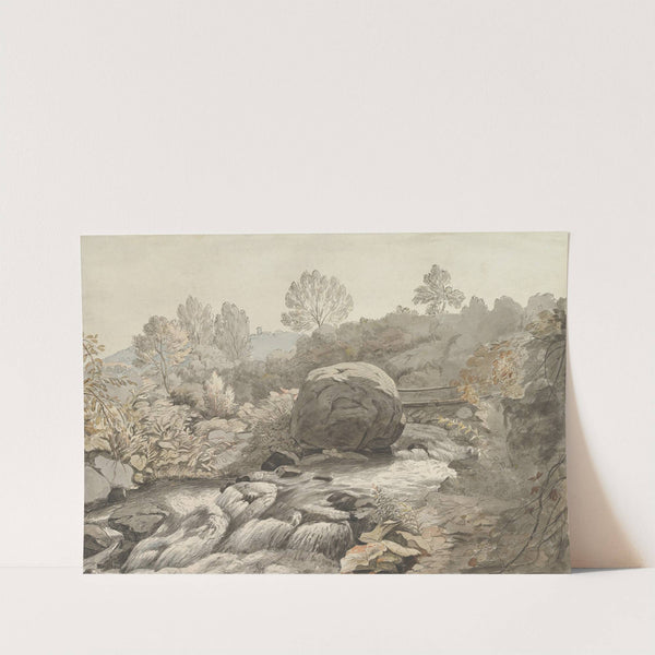 A Rocky Stream, Italy by Samuel Woodforde