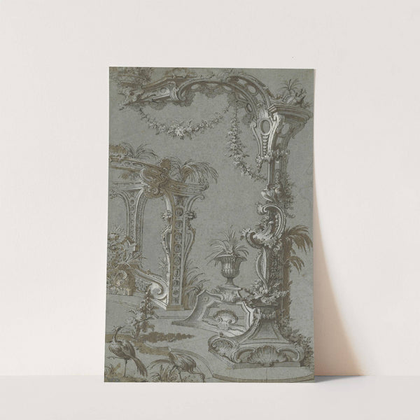 A Rococo Garden Trellis and Gazebo by Jean-François de Cuvilliés I