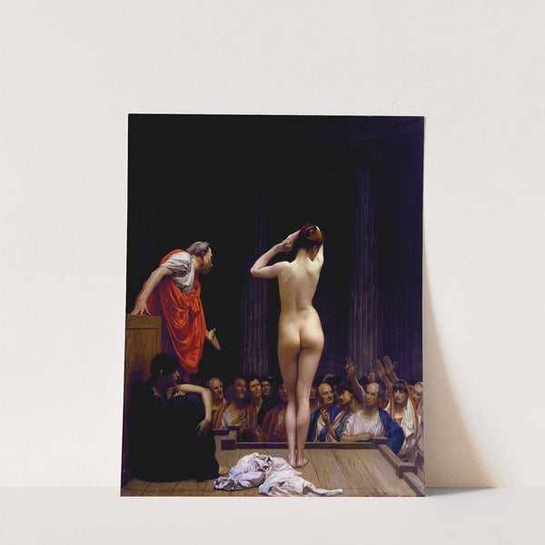 A Roman Slave Market (ca 1884) by Jean-Léon Gérôme
