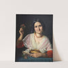 A Roman Woman in Fancy Dress by Wilhelm Marstrand