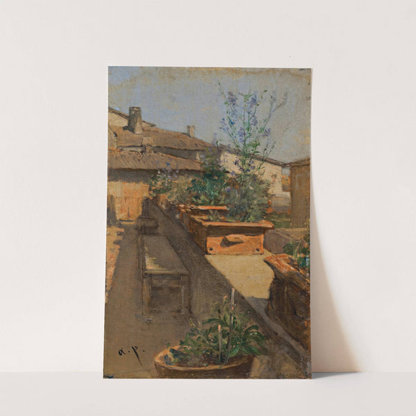A Roof Garden by August von Pettenkofen