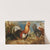 A rooster and chicken in a landscape by Roelant Savery