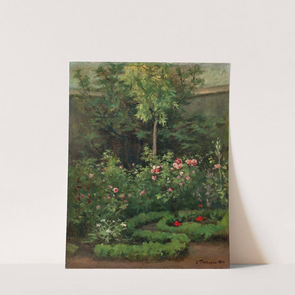 A Rose Garden (1862) by Camille Pissarro