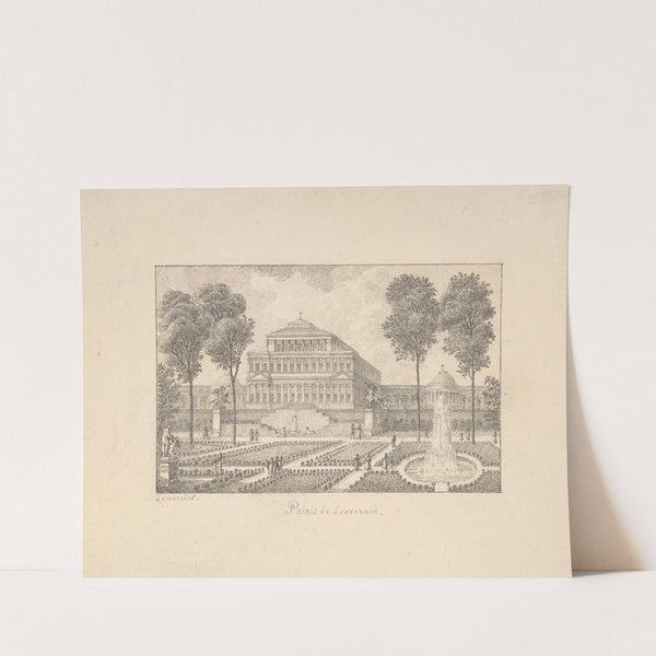 A Ruler’s Palace (19th century) by Joseph Rose Lemercier