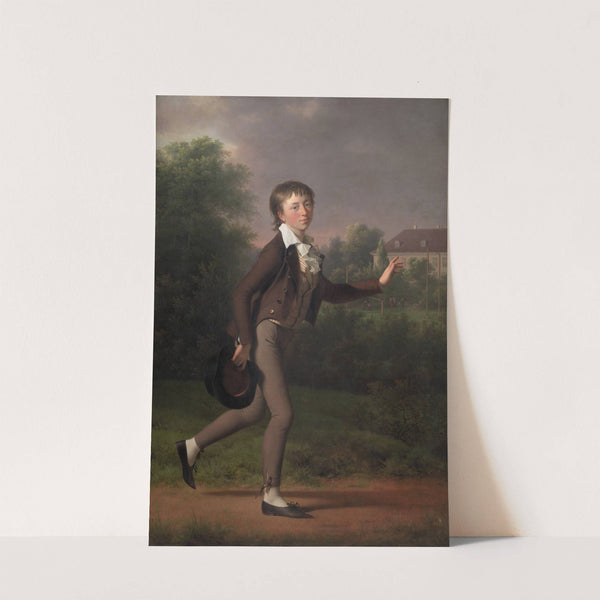 A Running Boy. Marcus Holst von Schmidten by Jens Juel