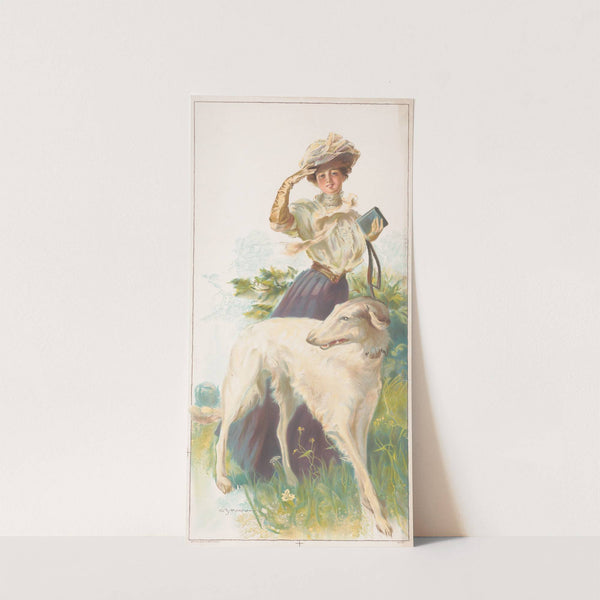 A Russian greyhound (1907) by Gray Litho. Co
