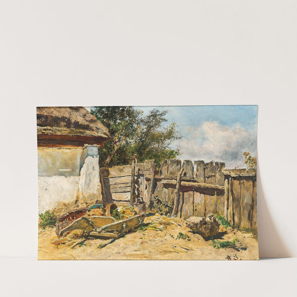 A Rustic Garden by Anton Schrödl