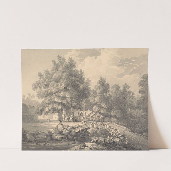 A Rustic Scene by Thomas Hearne