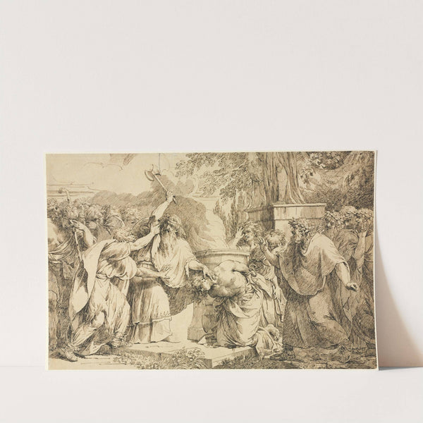 A Sacrifice Interrupted (1770s) by John Hamilton Mortimer