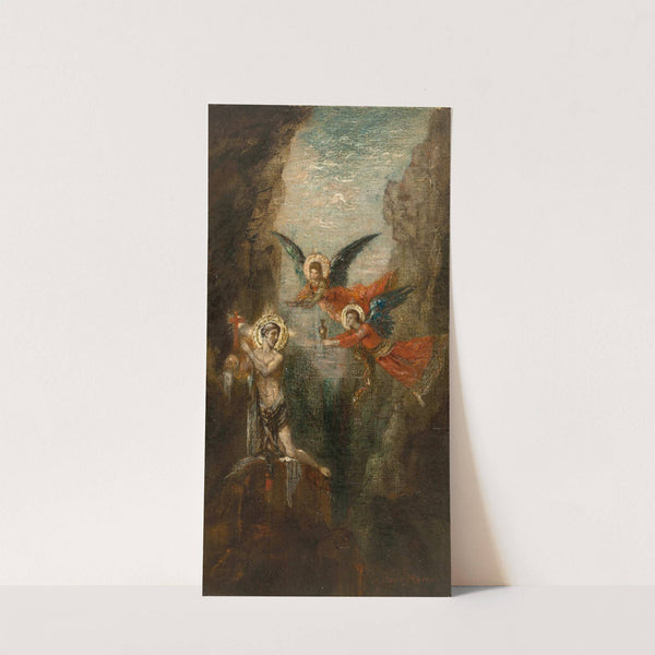 A Saint In The Desert (1879) by Gustave Moreau