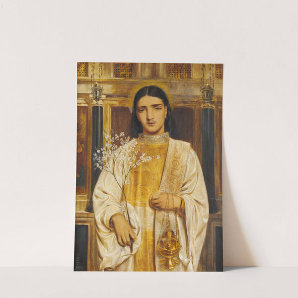 A Saint of the Eastern Church by Simeon Solomon