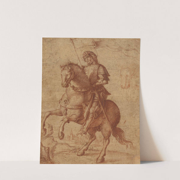 A Saint on Horseback by Circle of Giovanni Battista Cima da Conegliano