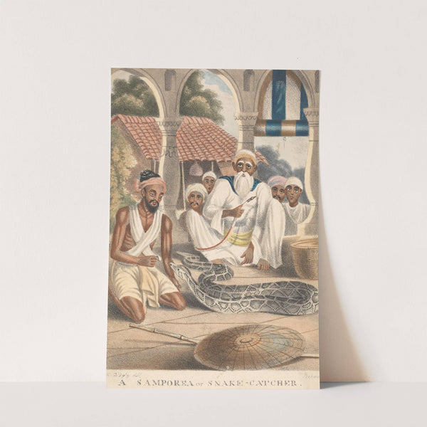 A Samporea or Snake Catcher by Sir Charles D'Oyly