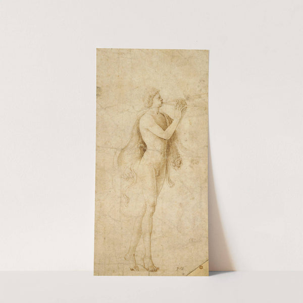 A Satyr Playing an Aulos (1480–1490) by Bernardo Parentino