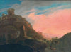 A Scene at Dusk in a Vast Bucolic Landscape