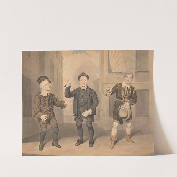 A Scene from a Play - Three Actors by Samuel de Wilde