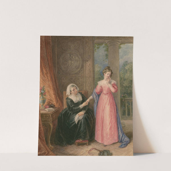 A scene from All’s well that ends well by John Massey Wright