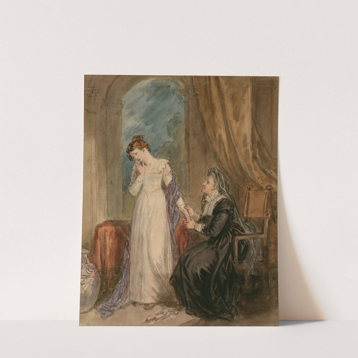 A scene from All’s well that ends well. by John Massey Wright