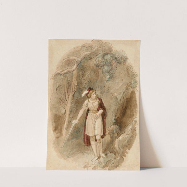 A scene from Cymbeline – act III, sc. 6 by John Massey Wright