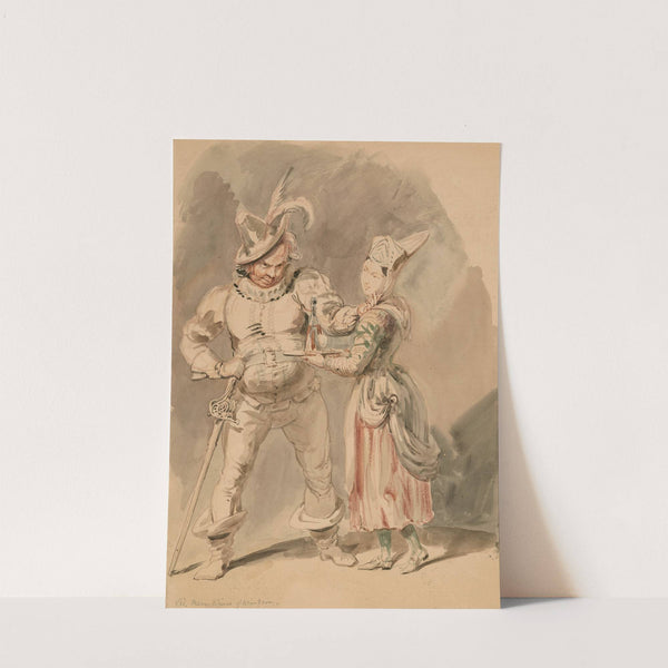 A scene from King Henry IV, pt. 2 or Merry wives by John Massey Wright