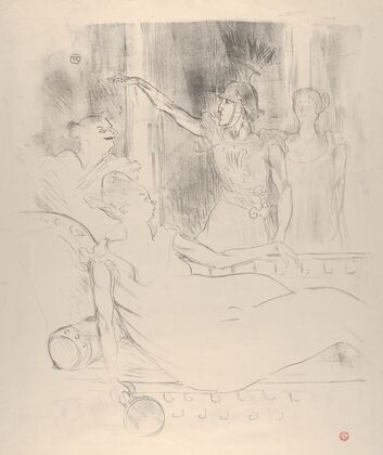 A Scene from Offenbach’s La Belle Hélène (1900)