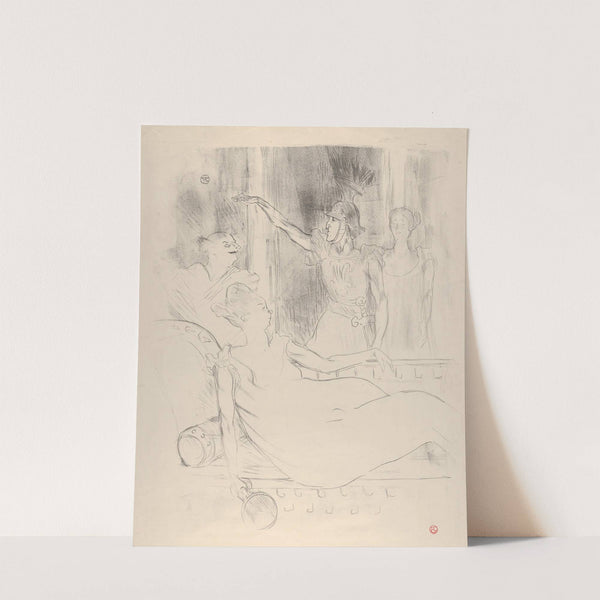 A Scene from Offenbach’s La Belle Hélène (1900) by Henri de Toulouse-Lautrec