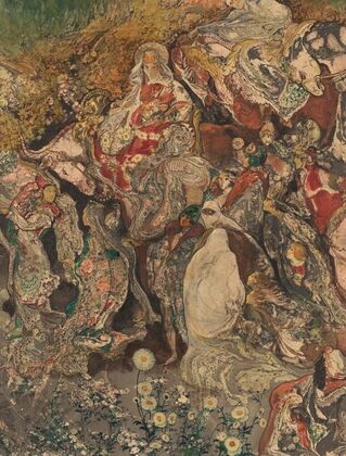 A scene from One Thousand and One Nights (Arabian Nights)