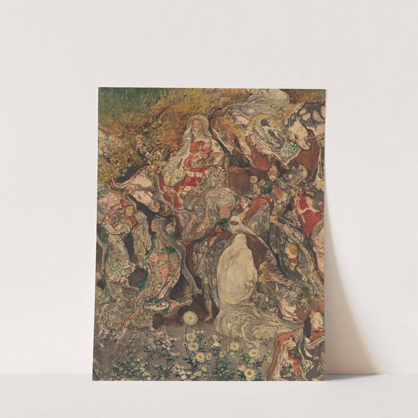 A scene from One Thousand and One Nights (Arabian Nights) by Elisabeth Sonrel