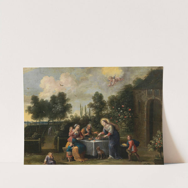 A scene from the life of Saint Elizabeth of Hungary by Abraham Willemsen